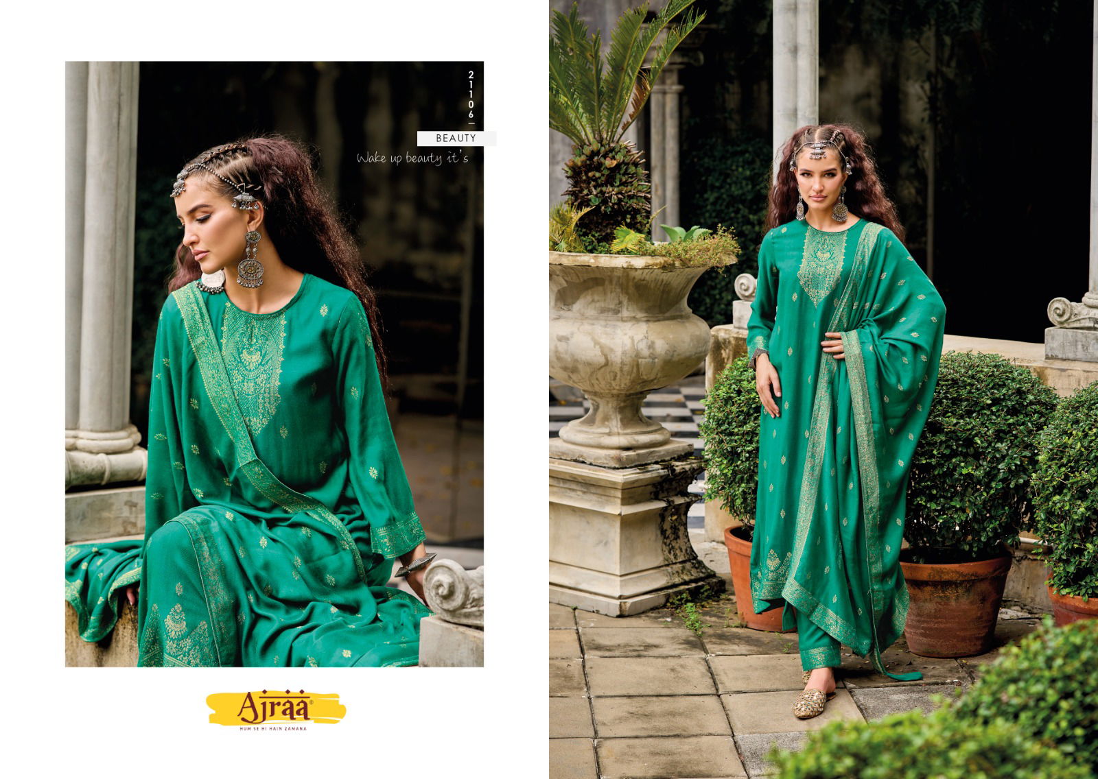 Karigiri By Ajira Pashmina Designer Salwar Suits Catalog